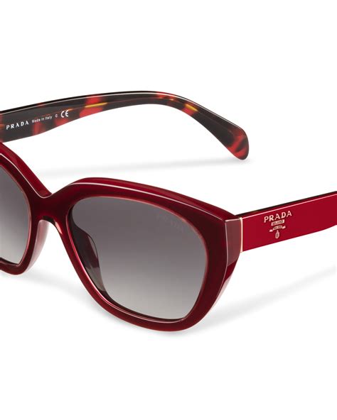 prada lunette soleil|Prada sunglasses with rhinestones.